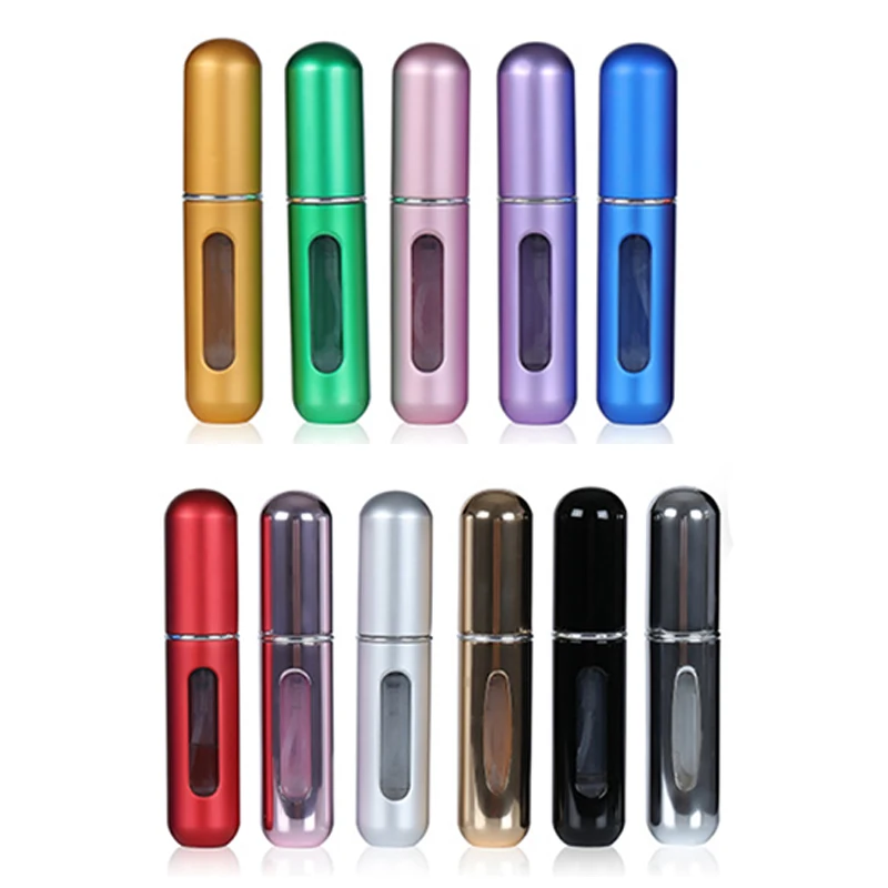 5ml Vacuum Dispenser BottlePortable Perfume Dispenser BottleBottom Straight PumpPress Spray BottleFine Mist Small Spray Bottle