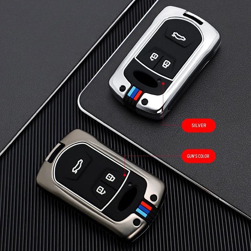 Car Smart Key Case Shell Cover For Chery Tiggo 3 5 Chery ARRIZO 3 7 Chery E3 E5 Bonus 3 Buttons Auto Keychain Bag Accessories