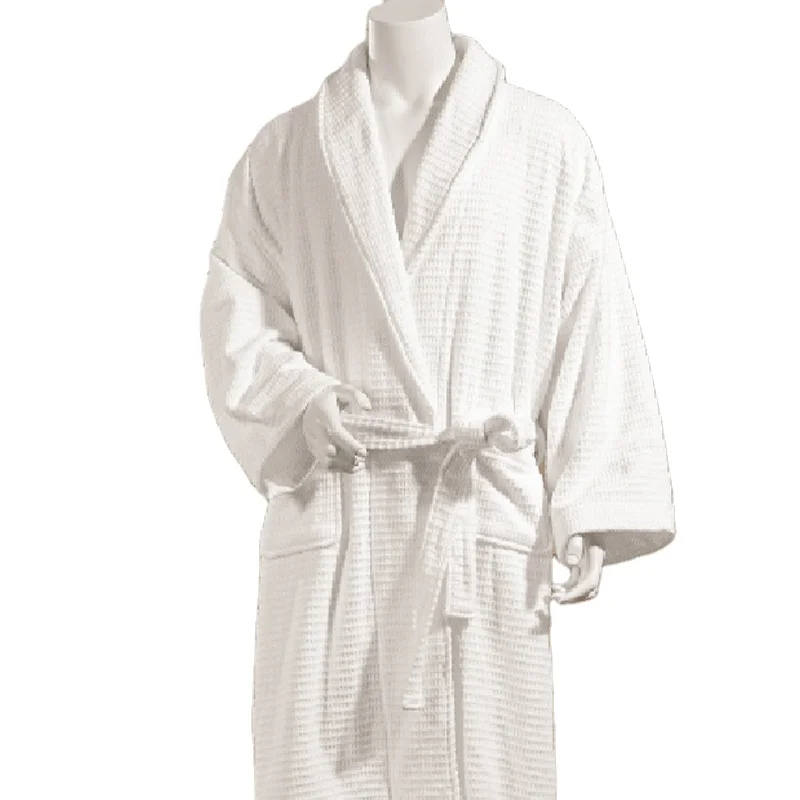 
Specialized Hotel Linen Factory Color Logo Plus Size Cotton Velvet Plush Custom Bath Robe For Men Or Wowen 