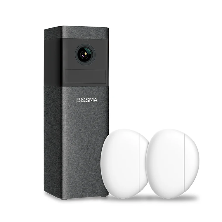 Smart home wifi indoor security kit with built-in gateway camera from BOSMA