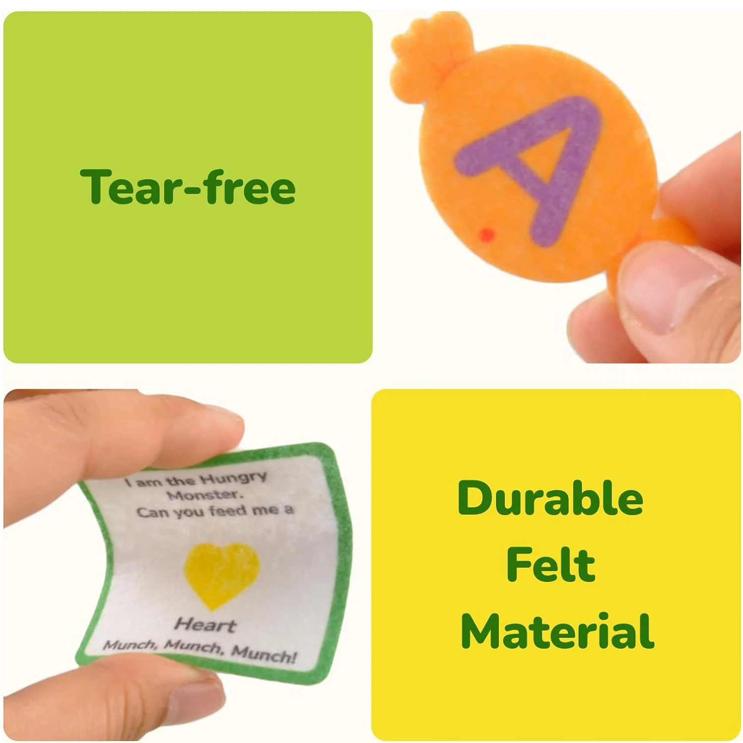 Alphabet Monster Letter Recognition Matching Game Montessori Preschool Toys ABC Learning Toys