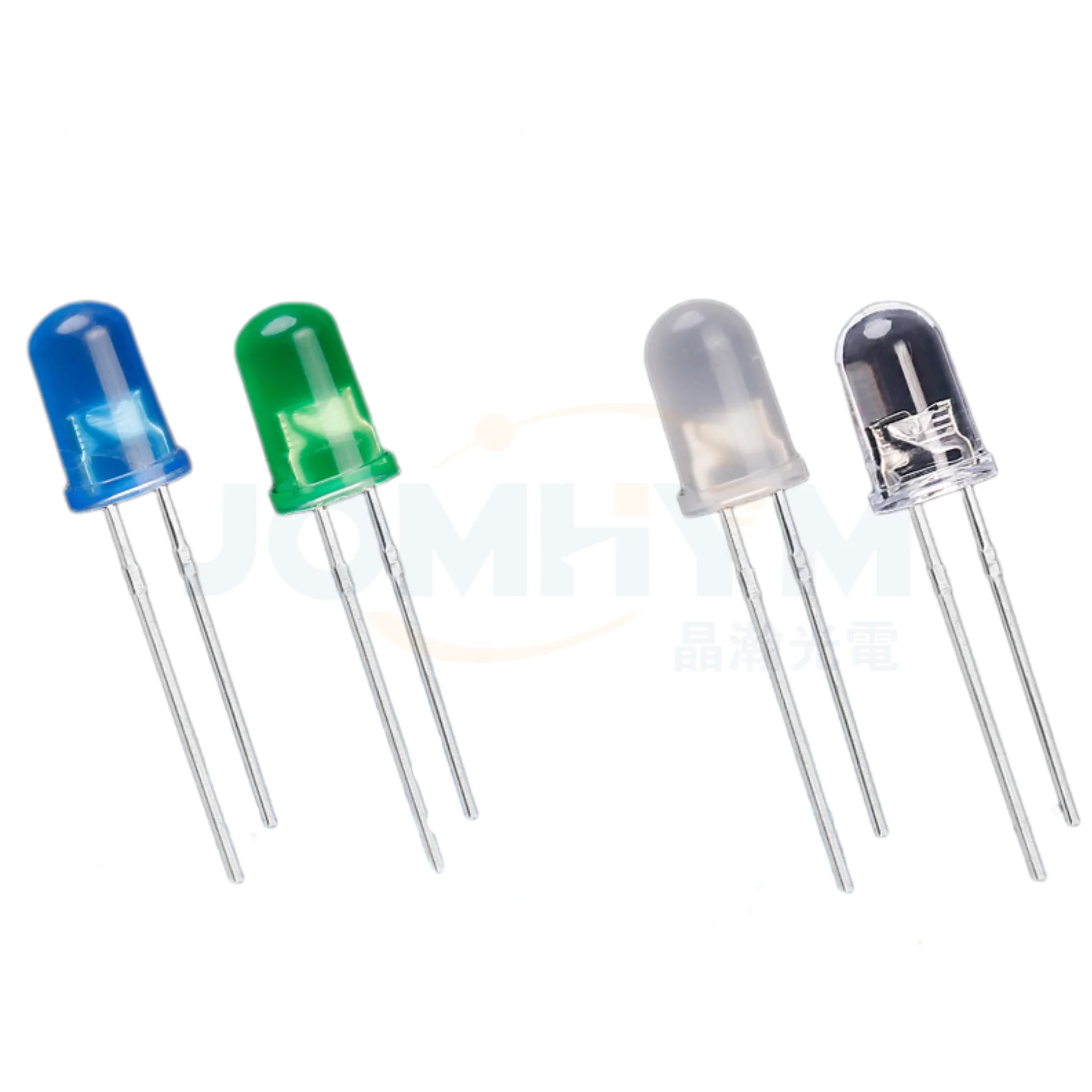 JOMHYM прозрачный рассеянный Высокое напряжение 6-14 В 9 10 11 12 зеленый синий белый 5 мм круглый Круглый светодиодный