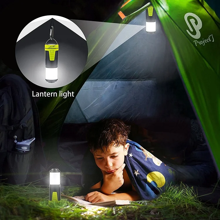 Wholesale Battery operated portable led telescopic camping light mini camping lamp collapsible led lantern