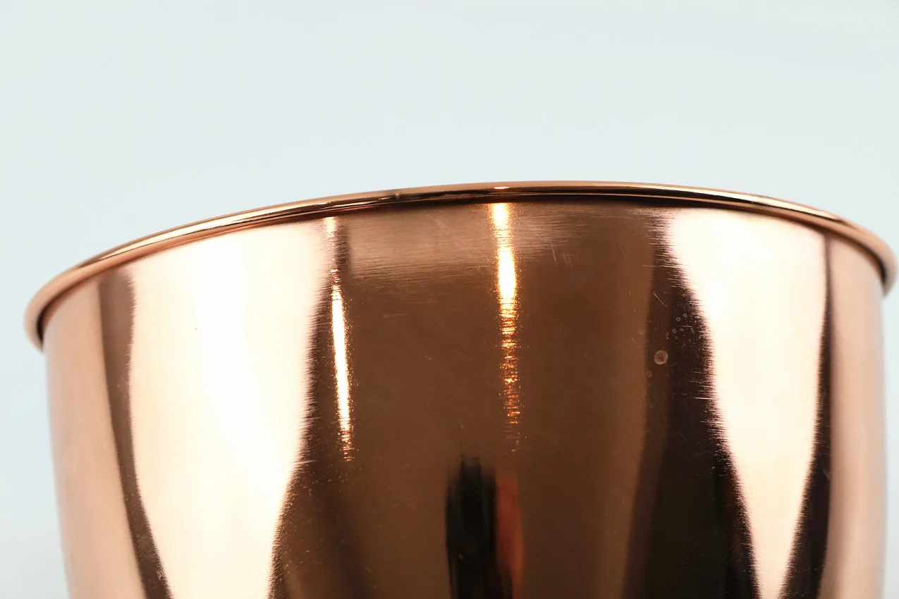 New unique metal restaurant cook tool stainless steel cookware sets mixing copper egg bowl for cake with color coated