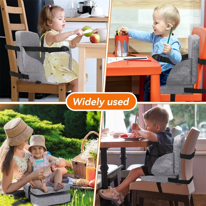 Waterproof Premium Children Height Increasing Seat Cushion Home Portable Booster Seat for Dining Table