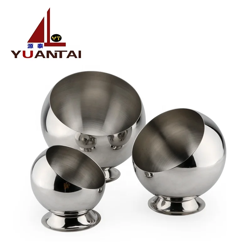 Sugar Bow Wide Mouth Stainless Steel Material mixing bowl Dinnerware Type rice bowls