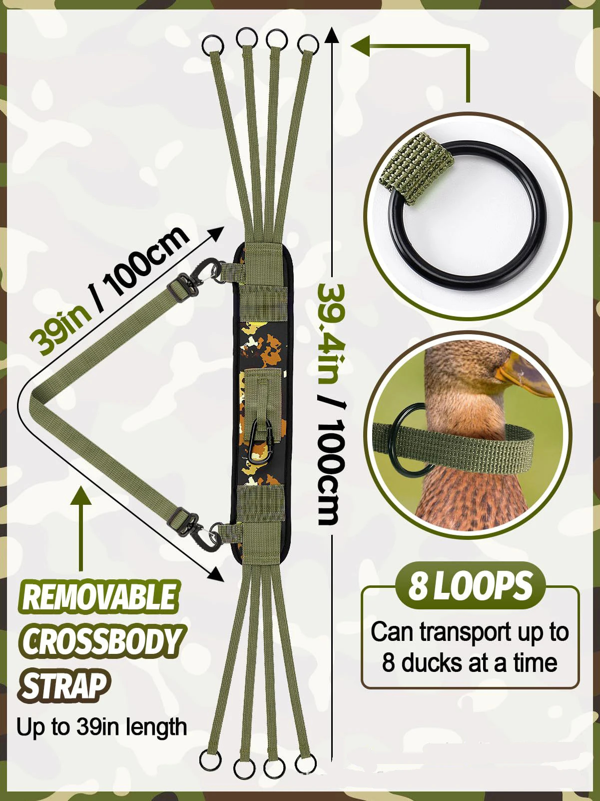 Hot Duck Hunting Gear Hunting Straps Hunting Birds and Pigeons Carrying Straps