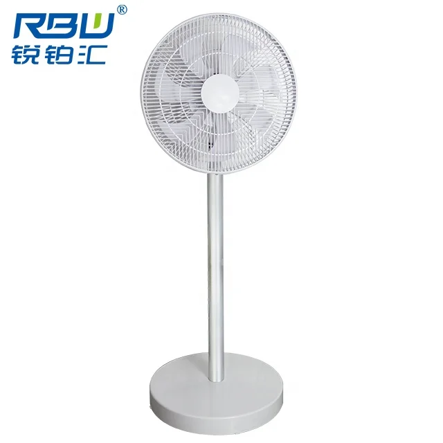 New arrival adjustable height WIFI function floor standing 12 volt dc fans