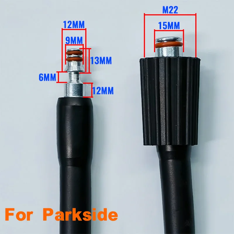 Gun Hose for Washing Lance For Parkside Tools Adapter/Lavor Nozzles Connector Quick Hose High Pressure Washer Gun Lance