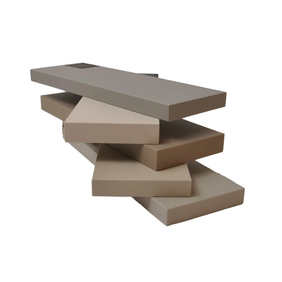 White matte double-sided polyester film (PET) laminate 18mm MDF for interior furniture panel kitchen cabinets E0/E1