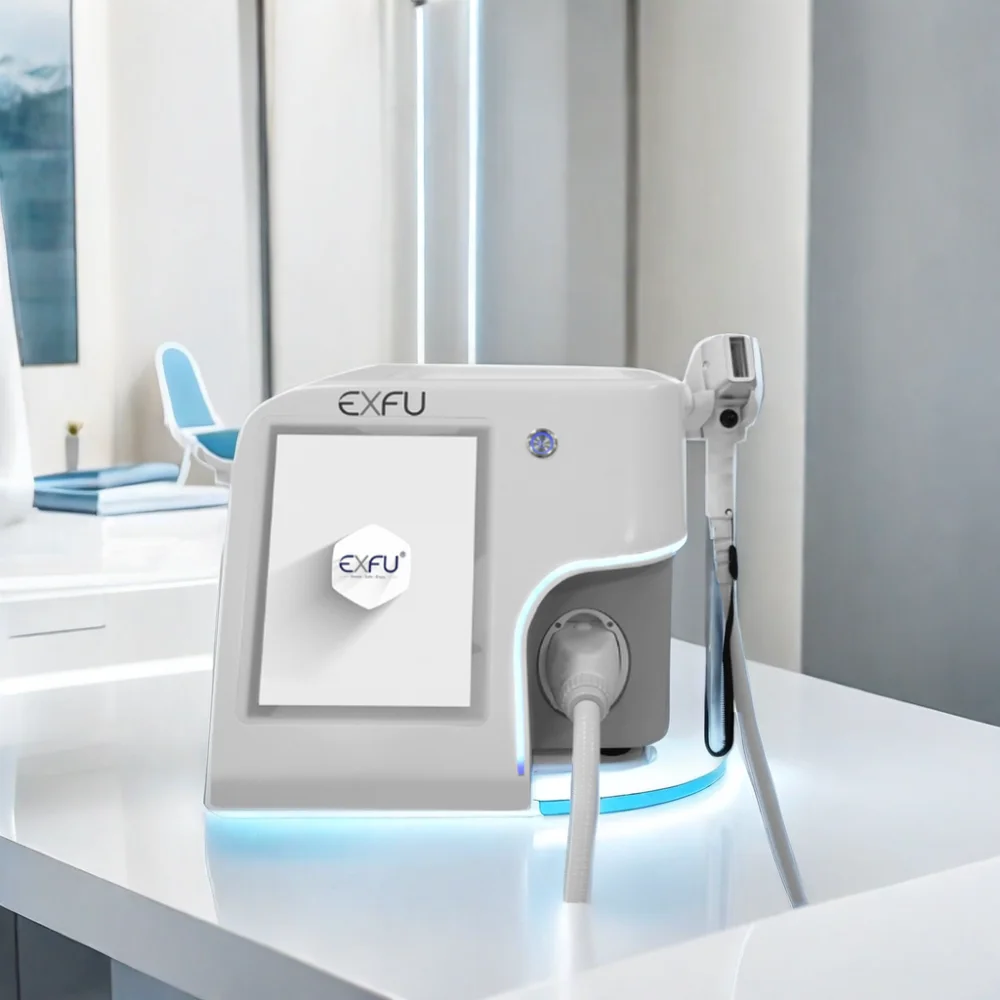 Portable Three Wavelength Diode Laser Machine 755/808/1064nm for Hair Removal and Skin Treatment Beauty Equipment