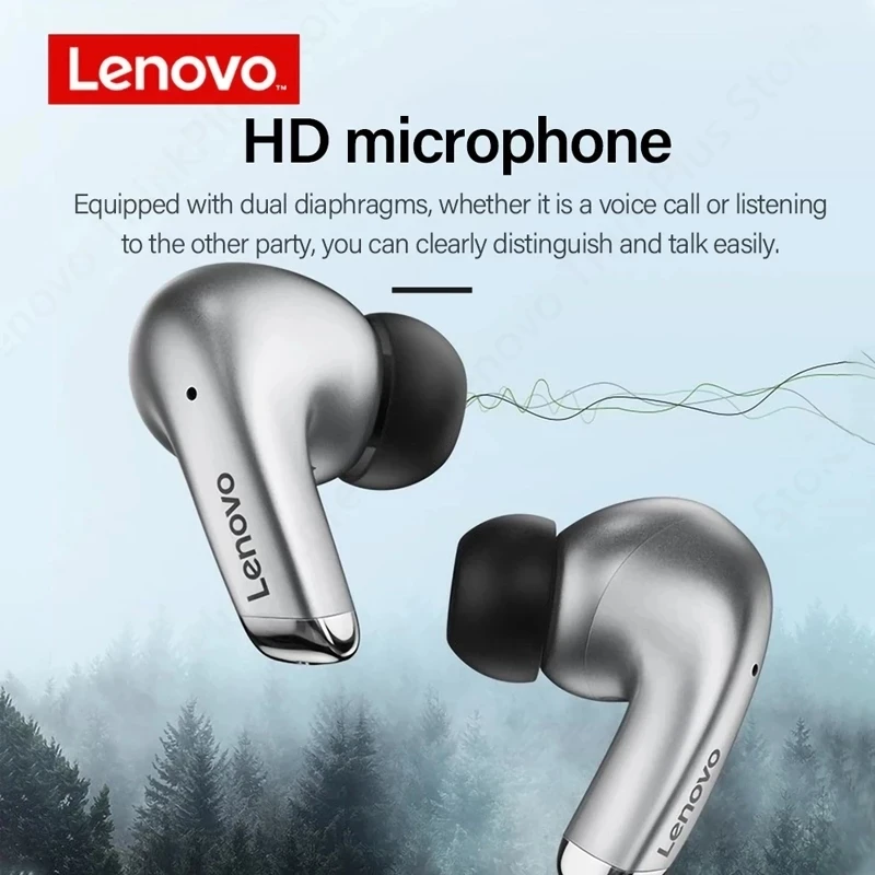 100% Original Lenovo LP5 Wireless Earbuds HiFi Music Earphone With Mic Headphones Sports Waterproof Headset 2022New