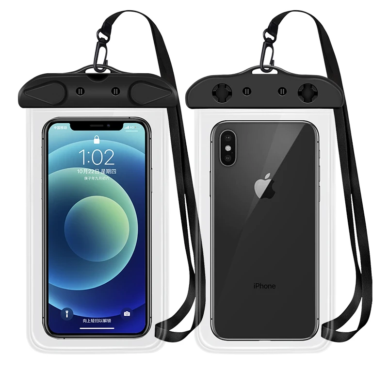 Ipx8 Waterproof Dry Bag PVC Mobile Phone Cellphone Case Waterproof Phone Pouch For Travel Beach Swimming Diving