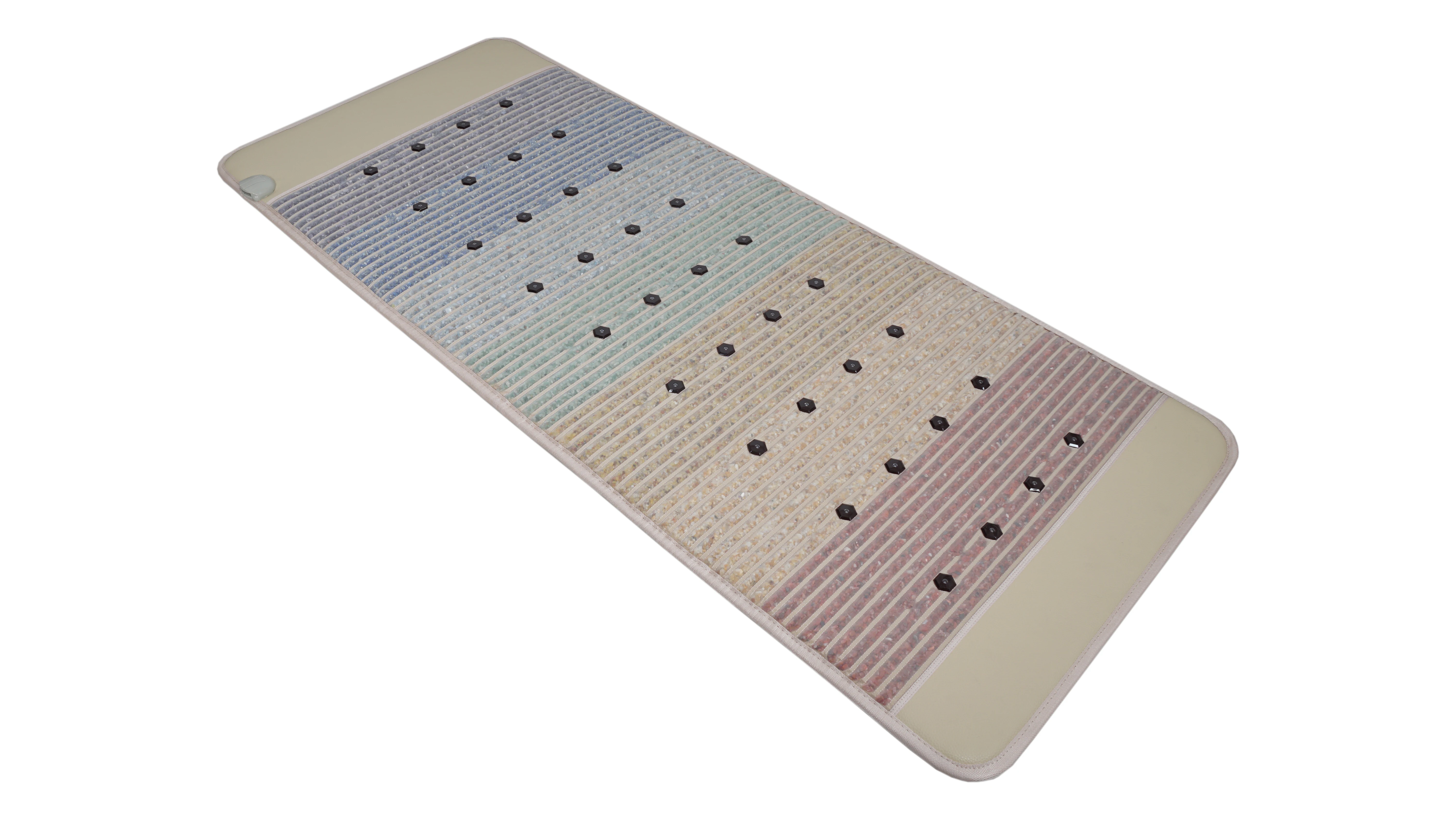 Decavem PEMF Far infrared photon heating massage physiotherapy anion chakra Crystal Gemstones Amethyst rainbow mattress 80*190cm