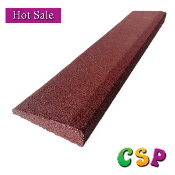 rubber flooring ramp for ground edge