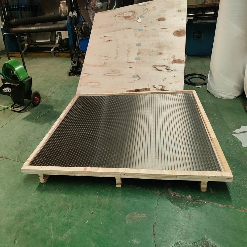 SS Johnson wedge wire sieve bend curved static screen plate