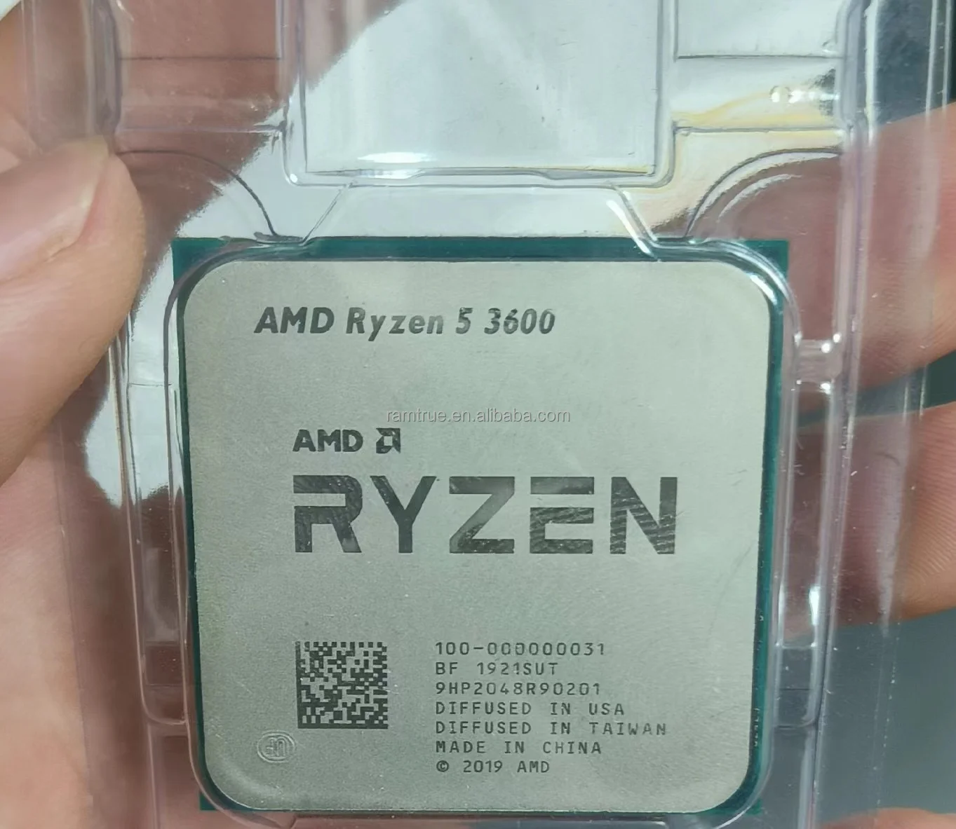 For AMD R5-3600  3.6 GHz Six-Core Twelve-Thread CPU Processor 7NM 65W L3=32M Socket AM4