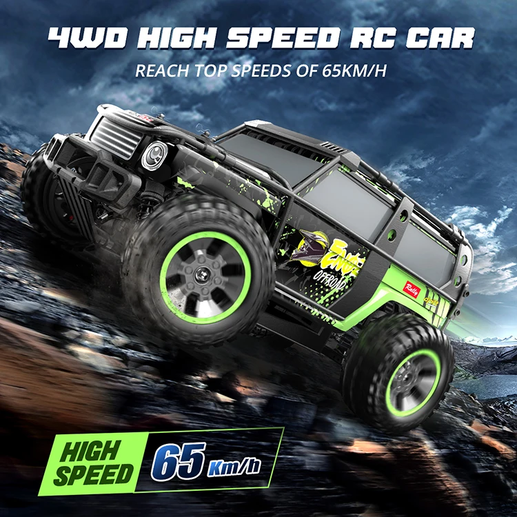 203E Waterproof 4x4 2.4Ghz 1:10 Off Road rc cars for adults with high speed 60km/h  Brushless rc car 1/10