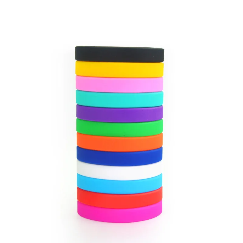 Promotional Custom logo silicone wristband 2024 new products rubber wrist band