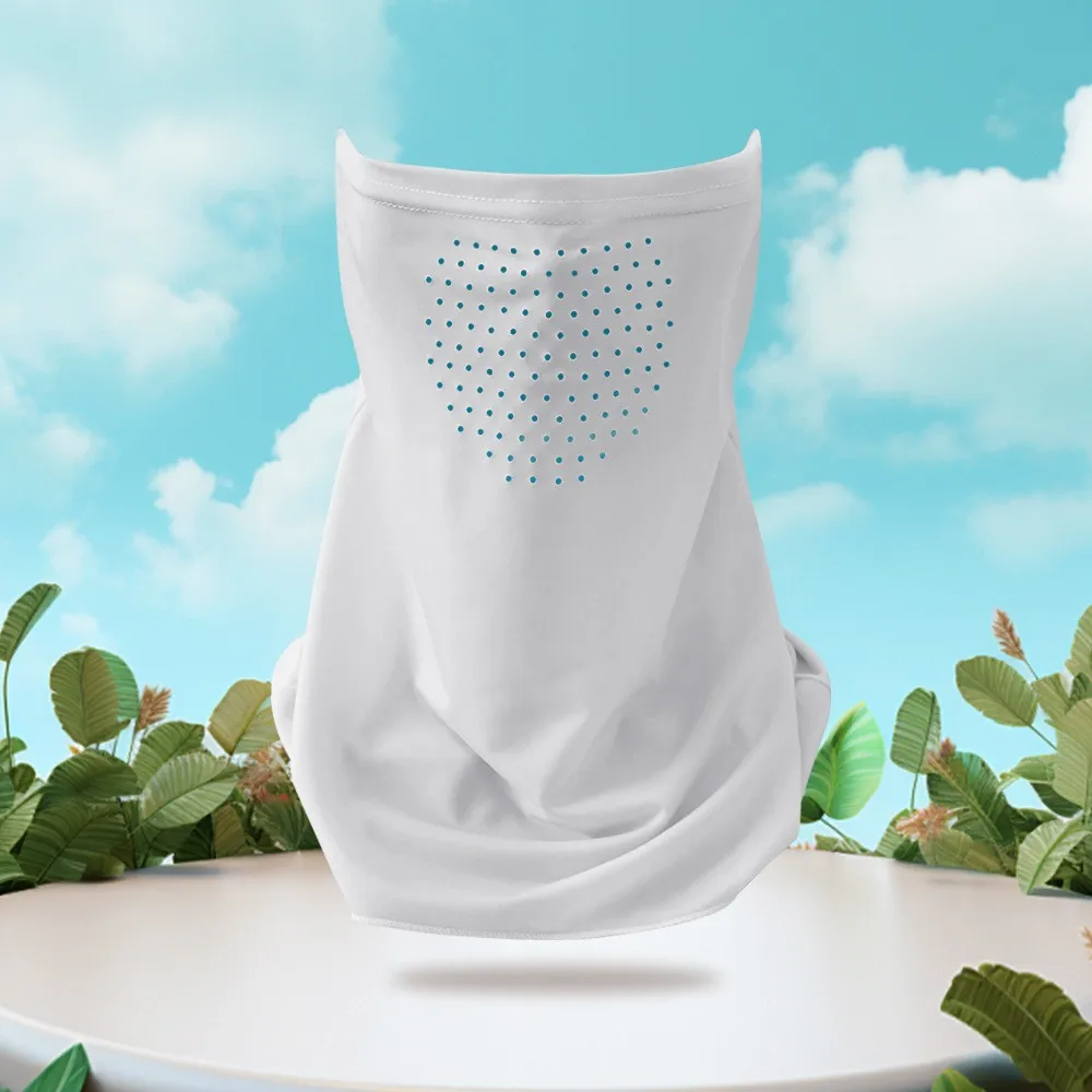 Summer 2024 Camping Hiking Fishing Mask Neck Cover Breathable Turban Outdoor UV Sun Protection Neck Veil