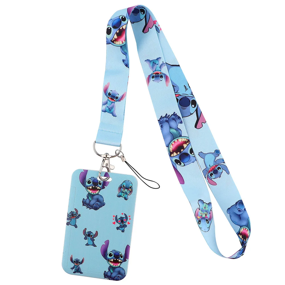 Cartoon Planet Baby strap key lanyard ID card gym phone strap USB badge holder string Cute keychain new