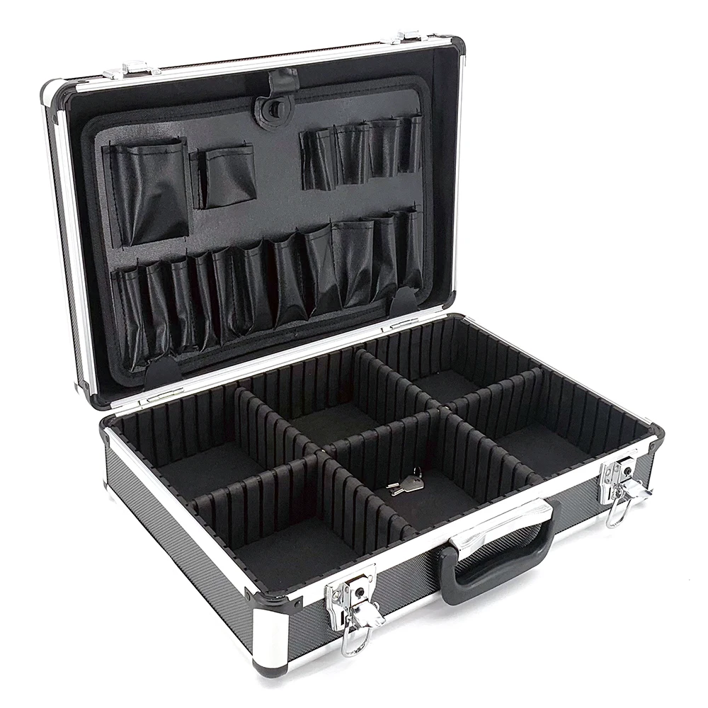 Heavy Duty Aluminum Professional Tool Barber Case Tool Box