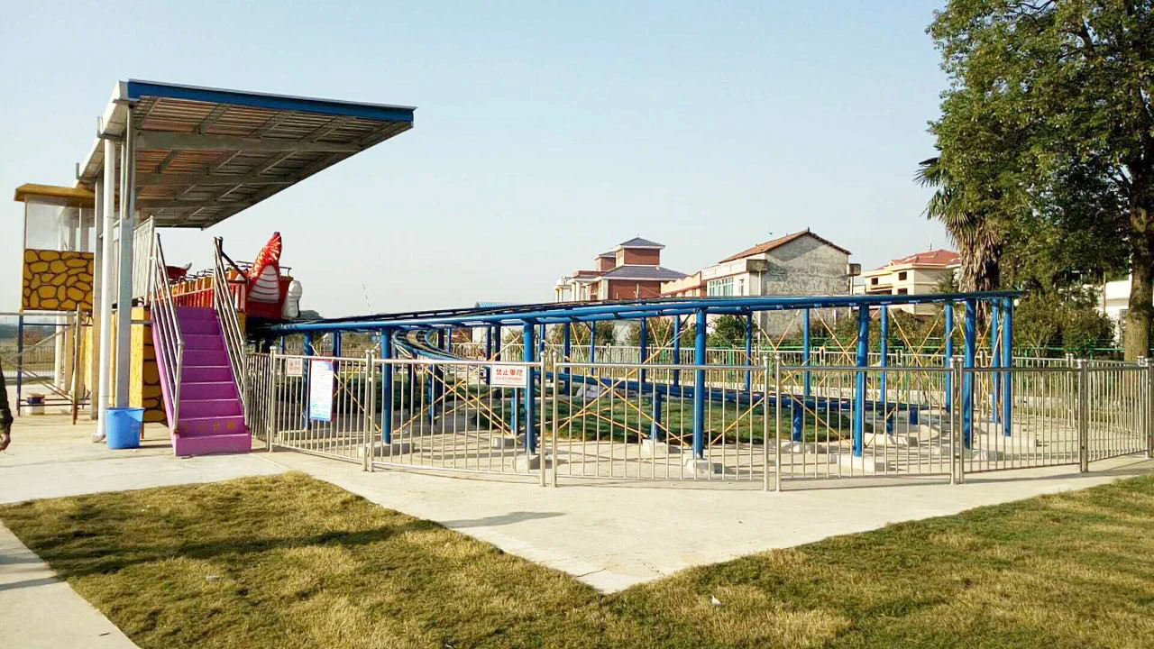 Amusement Park Rides Roller Coaster 16 Seats Sliding Dragon Family Roller Coaster For Sale