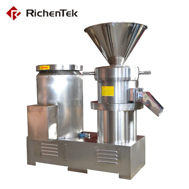 Automatic Almond Cocoa Roaster Rose Jam Grinder Pistachio Seseme Paste Grinding Peanuts Butter Making Machine Production Line
