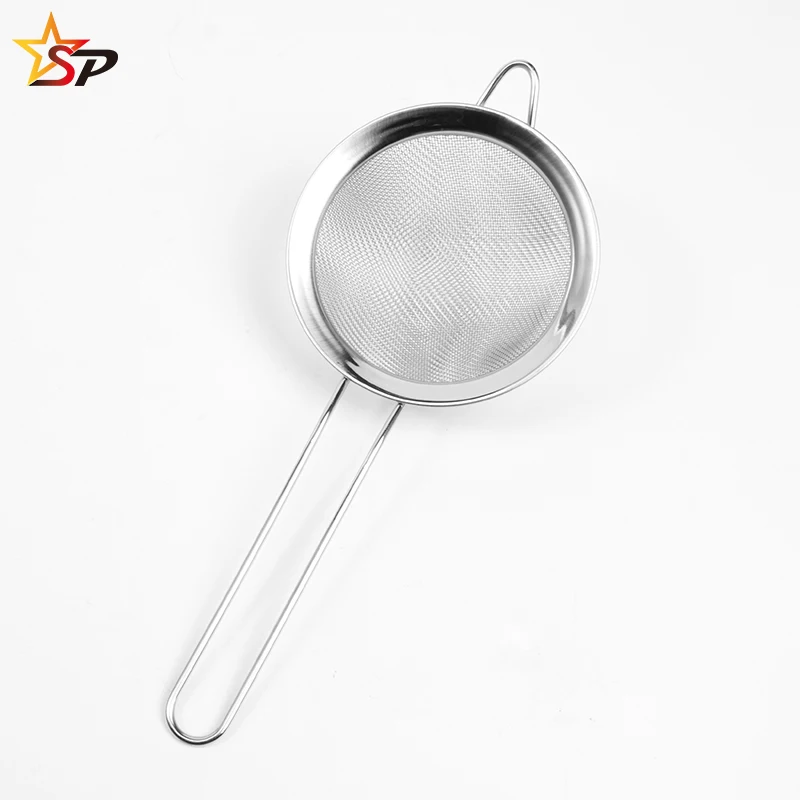 Stainless Steel Fine Mesh Wire Oil Skimmer Strainer Kitchen Multi-functional Filter Spoon Fried Food Net Kitchen Gadgets Tool