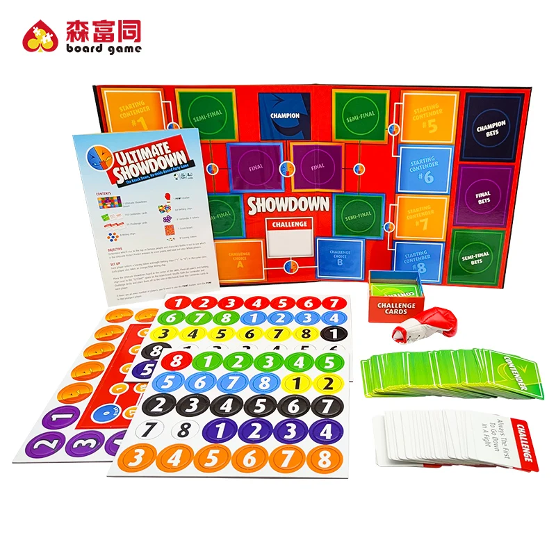 Party Drinking Custom Printing Family Play Fun Board Game Manufacturing Maker