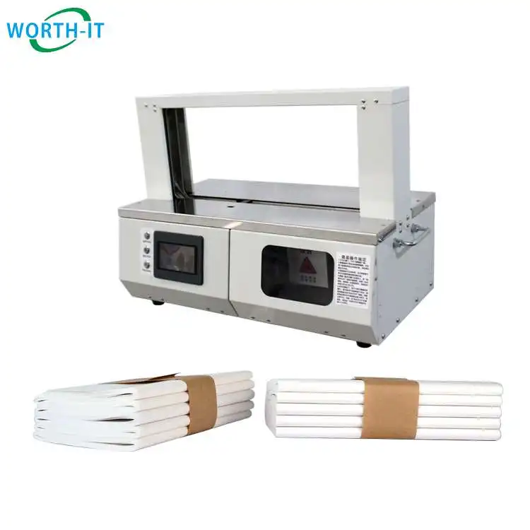 Banding  bundling wrapping machine can working with products line