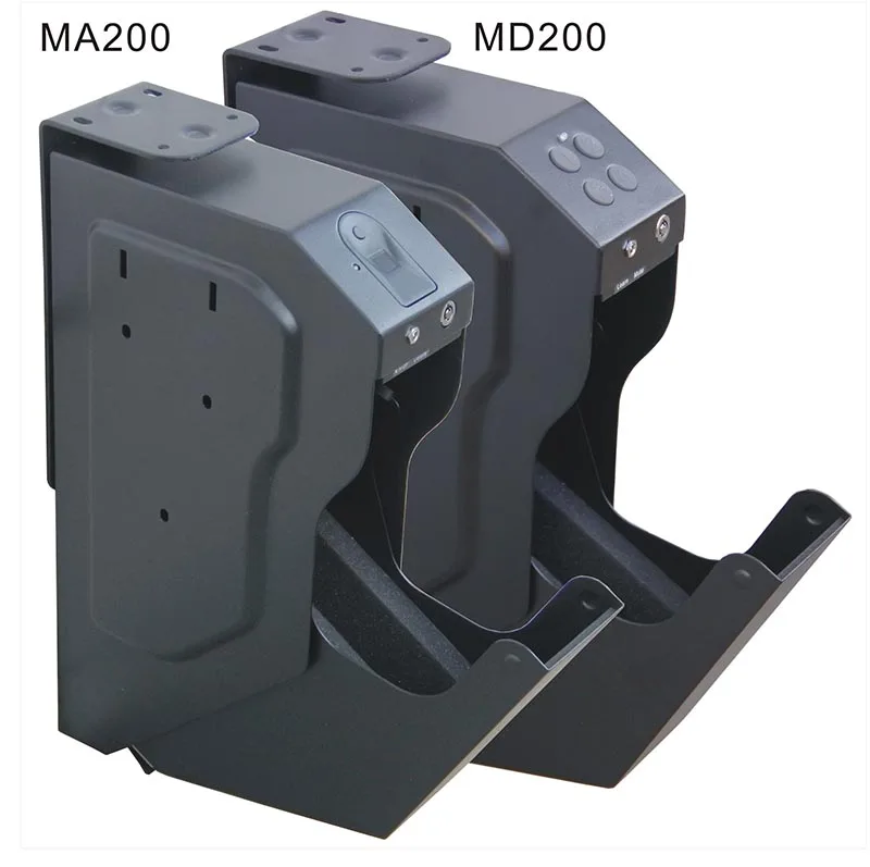 
Электронный кодовый Сейф для пистолета и ружья NICRO Гэри Сейф MA200 с Биометрическим распознаванием отпечатков пальцев и MD200 