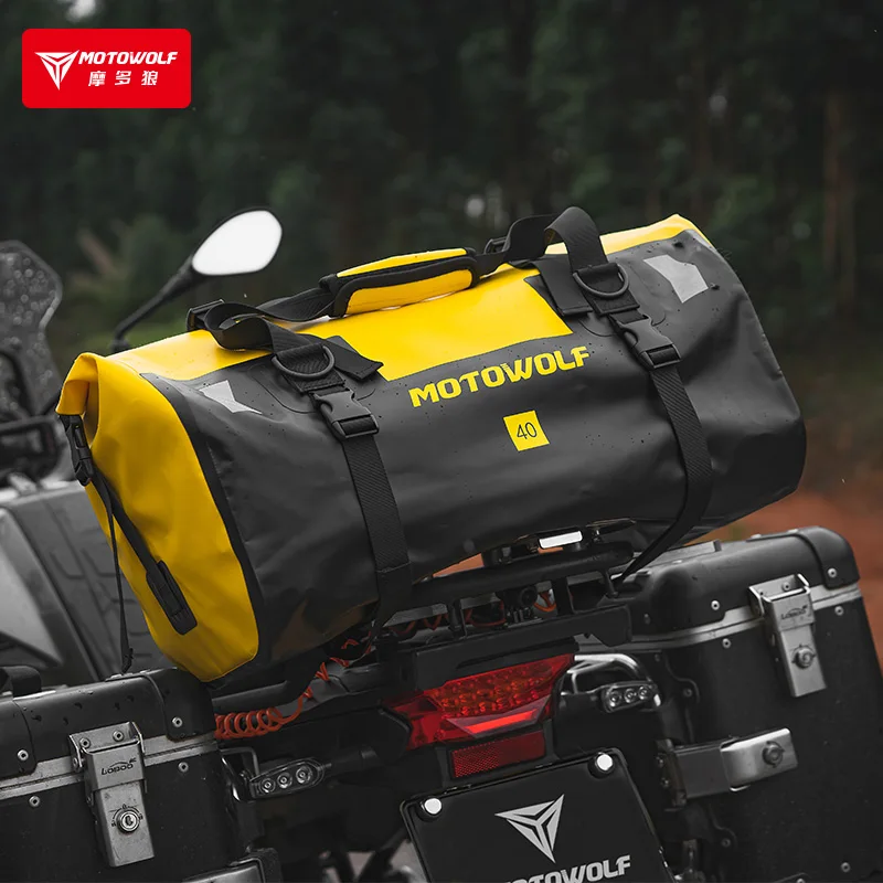 MOTOWOLF New motorcycle travel bag 40L 66L luggage bag for motorcycle bicycle waterproof motorcycle bag