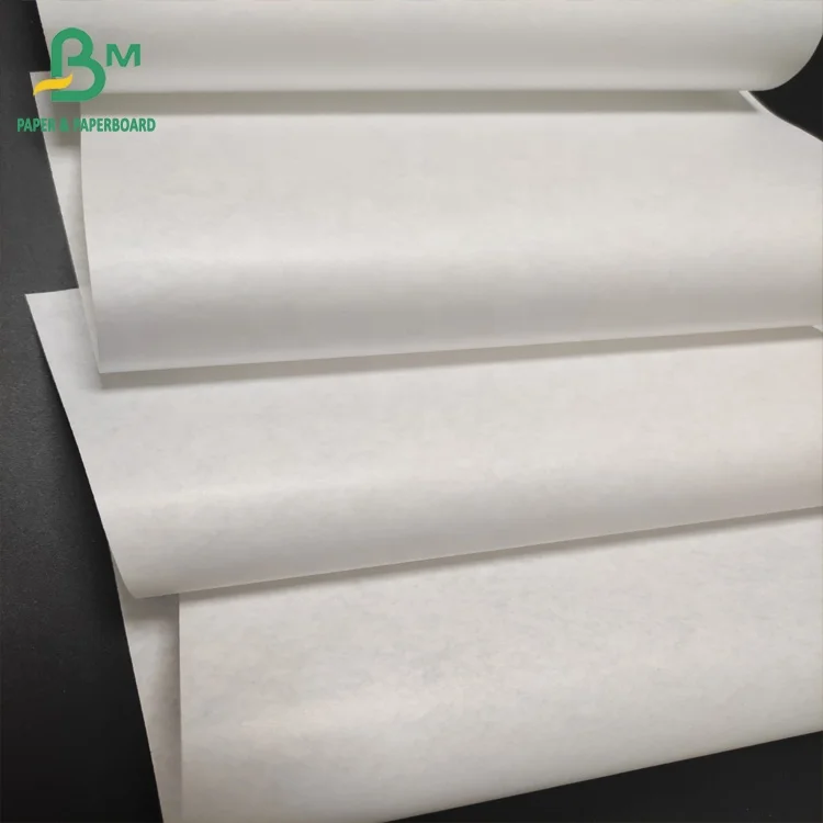 Virgin wood pulp 30gsm 35gsm 45gsm MG white kraft paper for packing