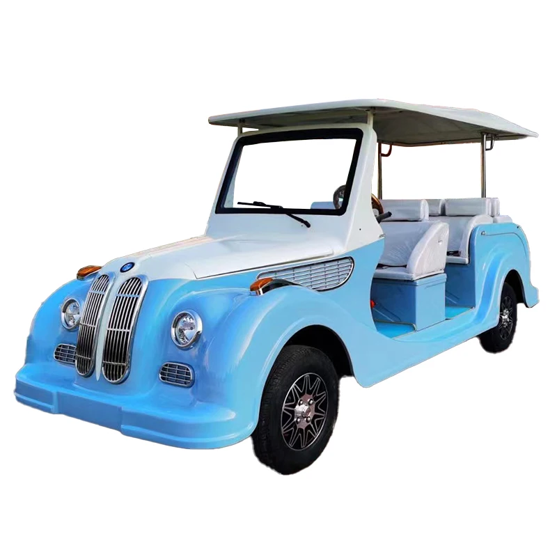 Factory wholesale custom manufacturing 11-14 seat electric sightseeing classic cars