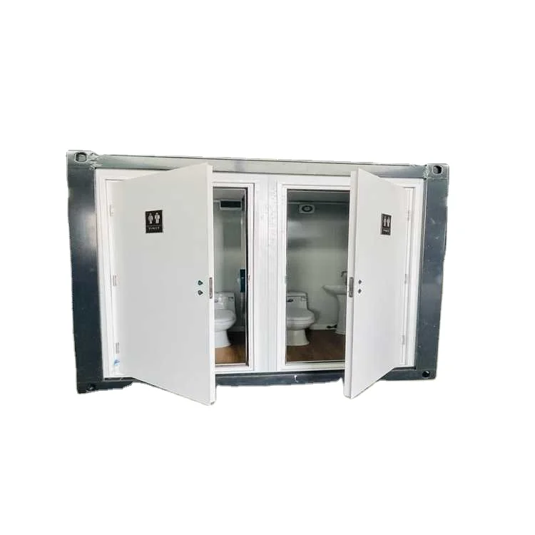Prefabricated Modular Cabin Portable Mobile Bathroom Ablution Blocks Shower Toilet Container