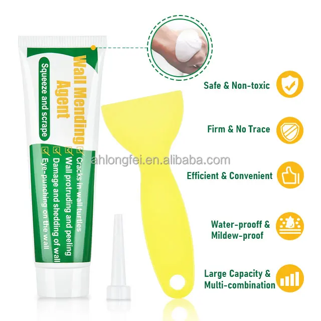 Construction Wall Mending Agent Quickly Repair Walls White Strong Hiding Power