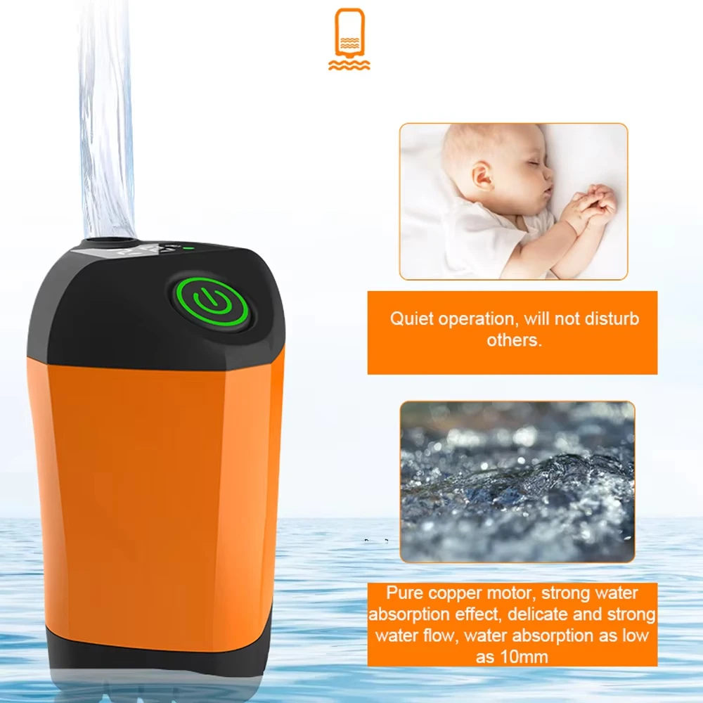 Portable 20L Capacity Electric Shower Pump for Outdoor Camping Hiking Pet Bathing & Car Wash for Shows & Events
