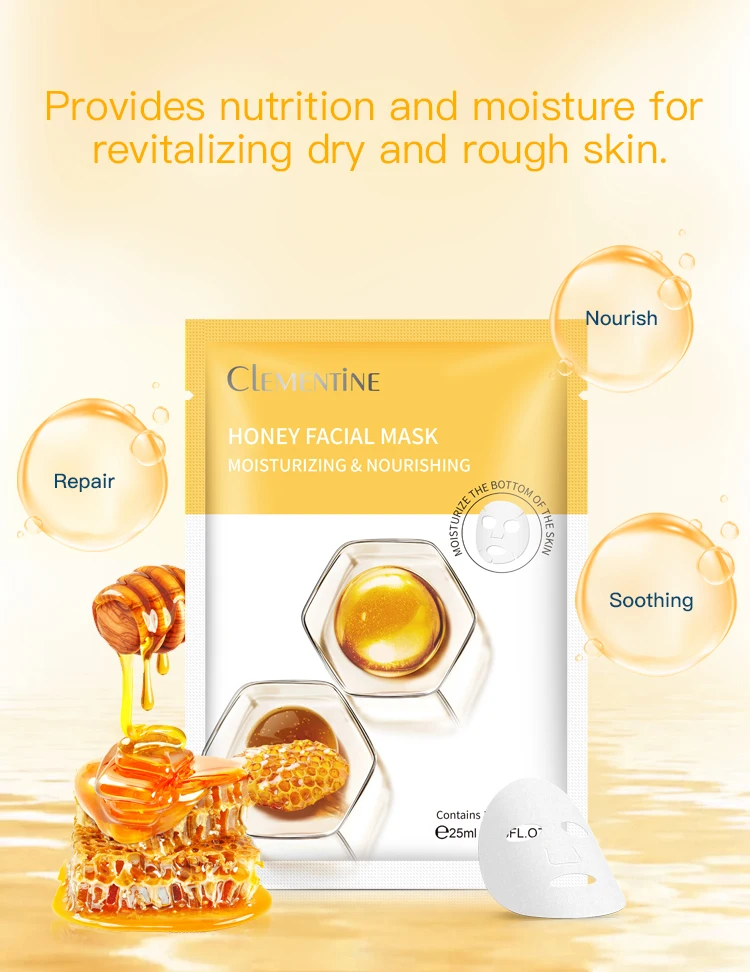 Customized private label organic korean beauty skin care sheet face mask whitening facial mask mascarillas faciales coreanas