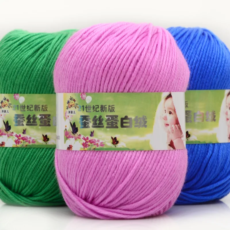 
High Quality 6Ply 50G Wholesalers Hand Knitting Yarns Crochet Baby Cheap Yarn 