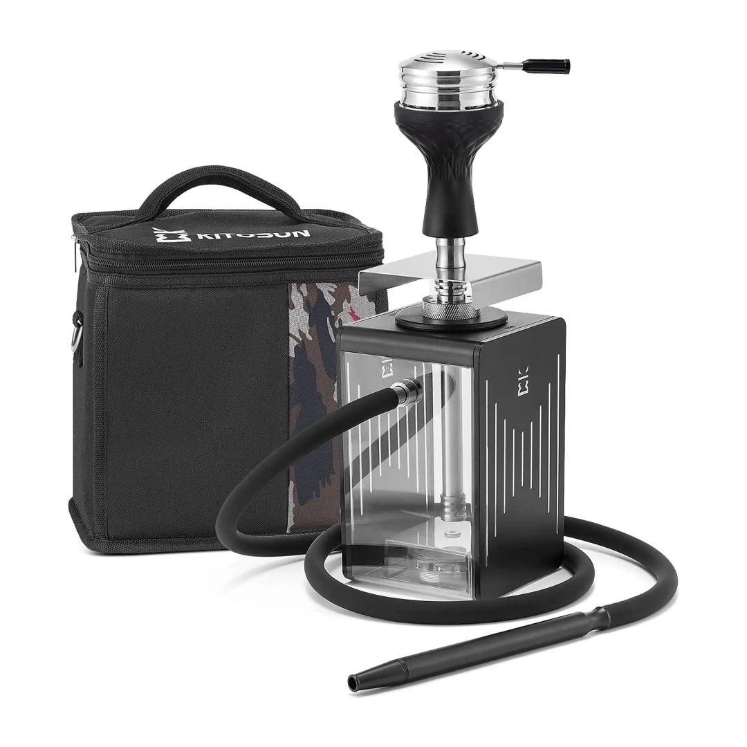 GT Hot Selling colorful hookah accessories laser LED light sheesha hookah set for Shisha Bar Smoking