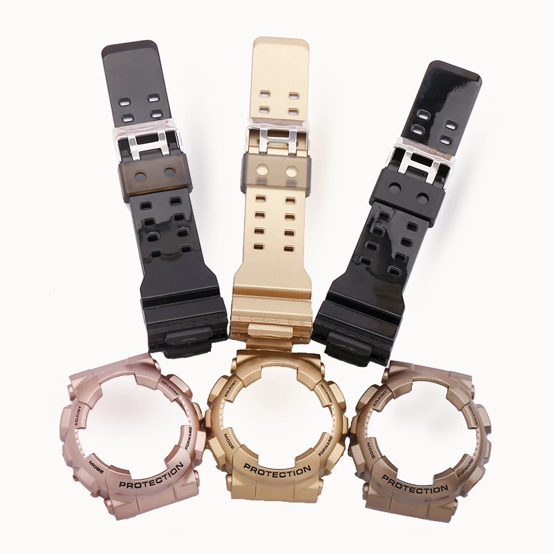 Watch accessories resin strap case for G-SHOCK GA GD GAX GLS100 110 120 men and women sports watch accessories