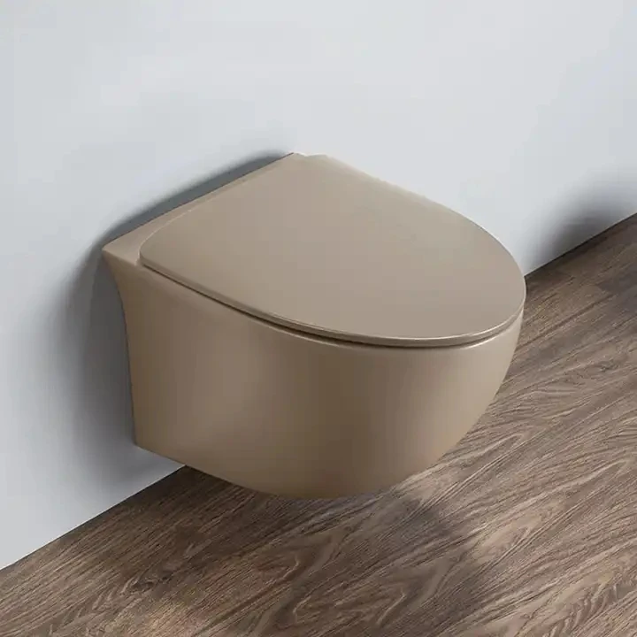 European Sanitaryware Ceramic Standard Wall Hung Toilet Bowl High Quality Wall Hanging Commode Bedroom Wall Mounted Toilet
