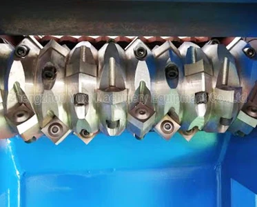 Metal Castings And Punched Components Shredder Chemical Barrels Single Shaft Shredder For Hospital Waste Recycling Machine