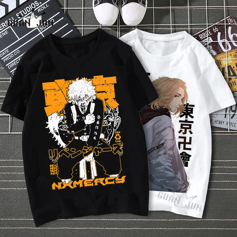 Hot Japanese Anime tokyo revengers 2021 T Shirt Men Cartoon  T-shirt  Graphic Tees Unisex Tops Tshirt Male
