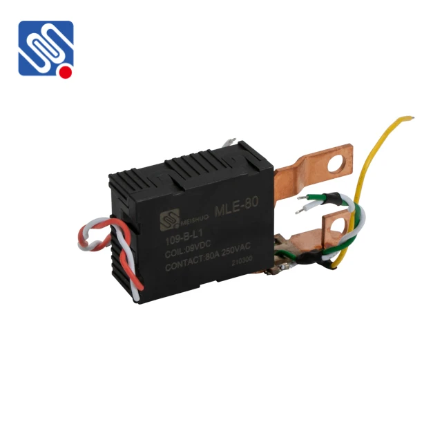 Meishuo MLE-80-109-B-L1 80A 250VAC Metering Relays 9VDC Single Coil Magnetic Latching Relay For Smart Meter