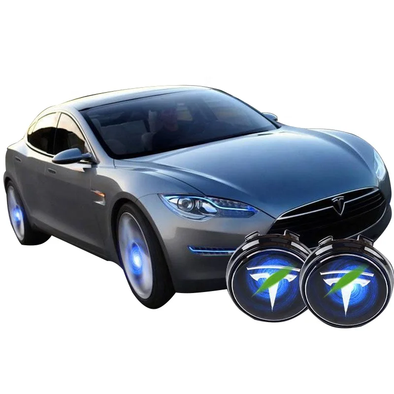 luminous wheel energy-saving  plate color  Car hub lights  hub  logo lights for Tesla model 3/Y