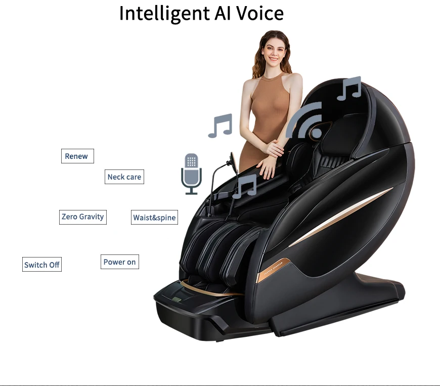 2023 Hot Sale High Quality Full Body Shiatsu Massage Chair Recliner/Zero Gravity Massage Chair