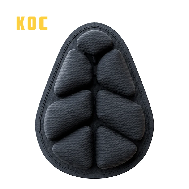 Customized or Wholesales Airbag Cushion Shock absorbing decompression Inflatable Bike Seat Saddle Cover for mountain bike