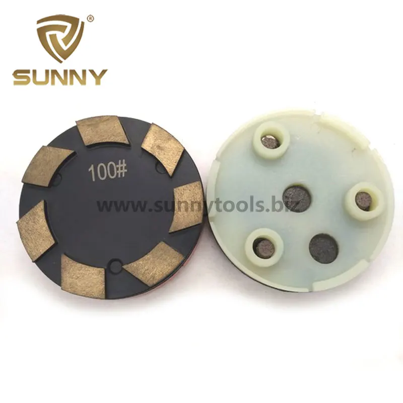 New arrivals diamond grind shoes concrete use 100mm diamond grinding block for industrial